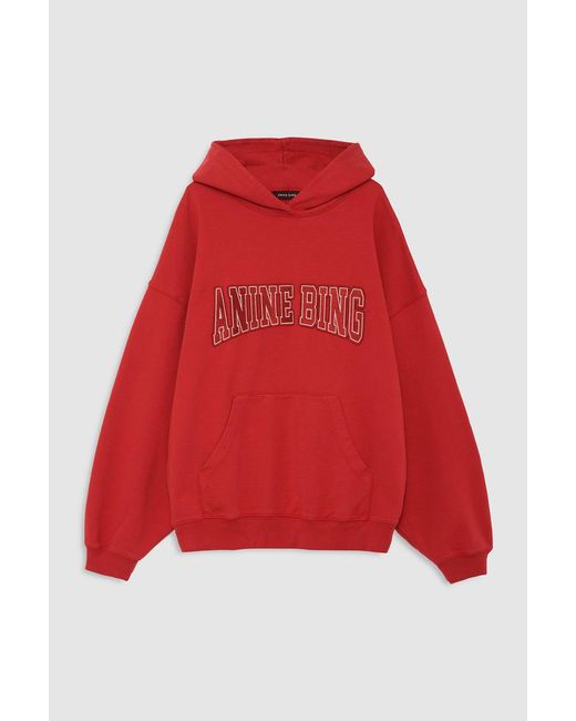 Anine Bing Red Harvey Sweatshirt