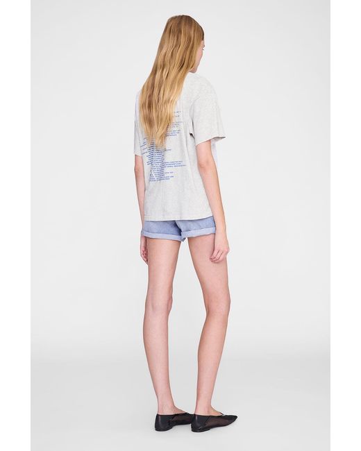 Anine Bing Multicolor Cade Tee Wave
