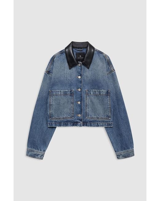 Anine Bing Blue Yuma Jacket