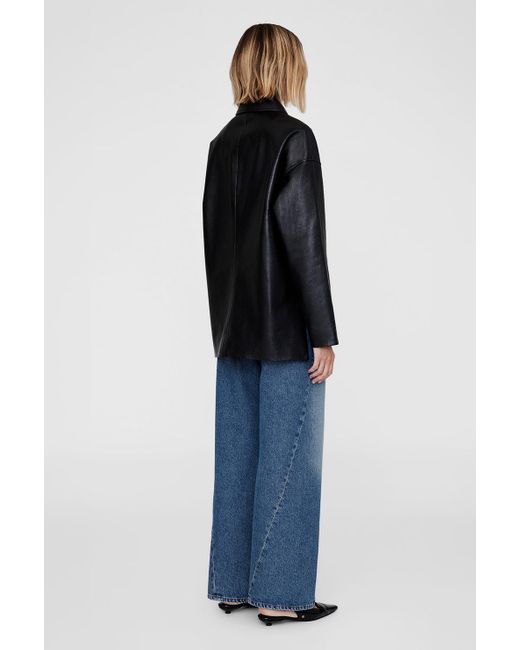 Anine Bing Blue Luca Jacket