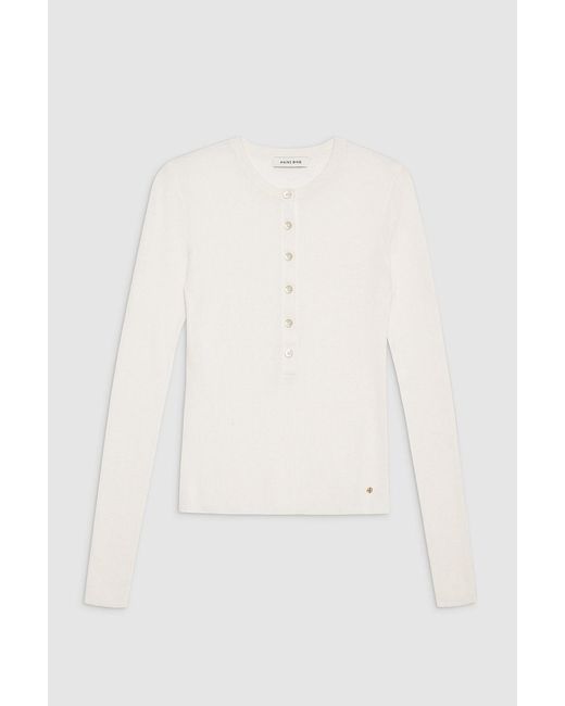 Anine Bing Blue Katrin Long Sleeve Sweater