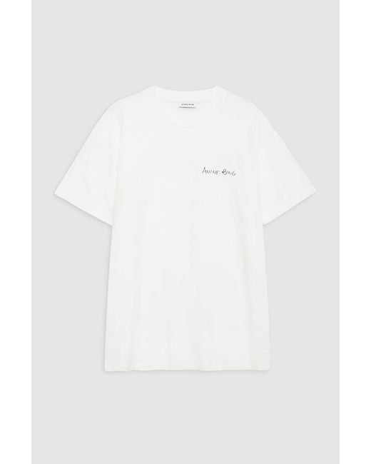 Anine Bing Gray Walker Tee Lyrics