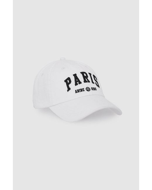 Anine Bing Blue Jeremy Baseball Cap Paris University