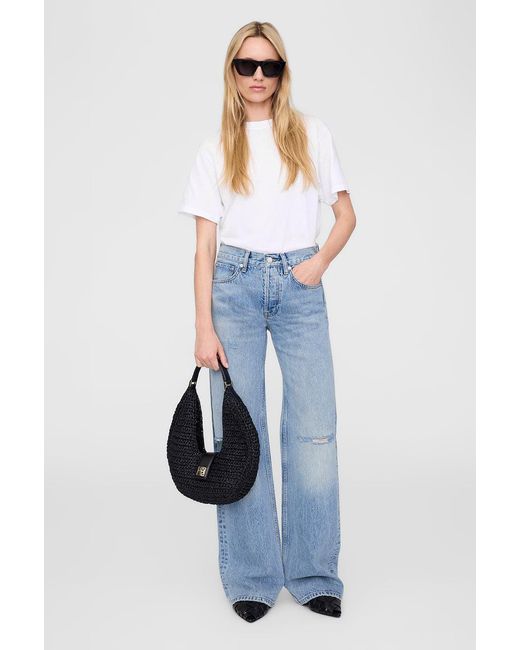 Anine Bing Black Eve Mules