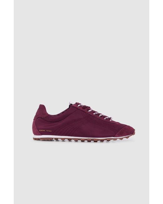 Anine Bing Purple Juna Sneakers