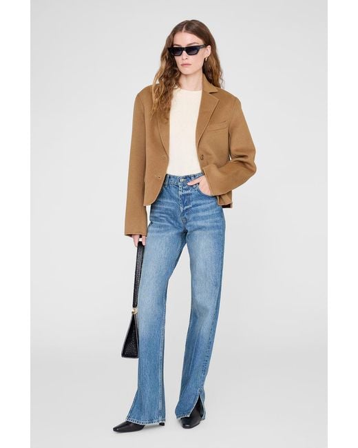 Anine Bing Blue Etienne Blazer