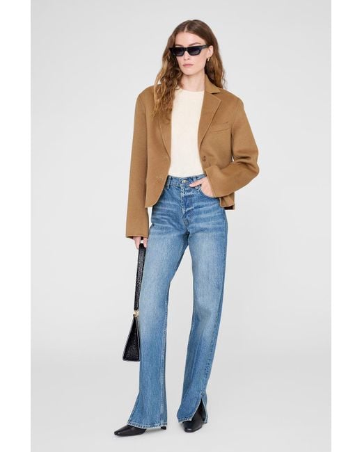 Anine Bing Blue Etienne Blazer