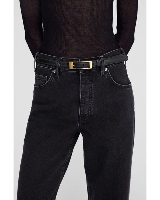 Anine Bing Multicolor Elly Belt Smooth Leather