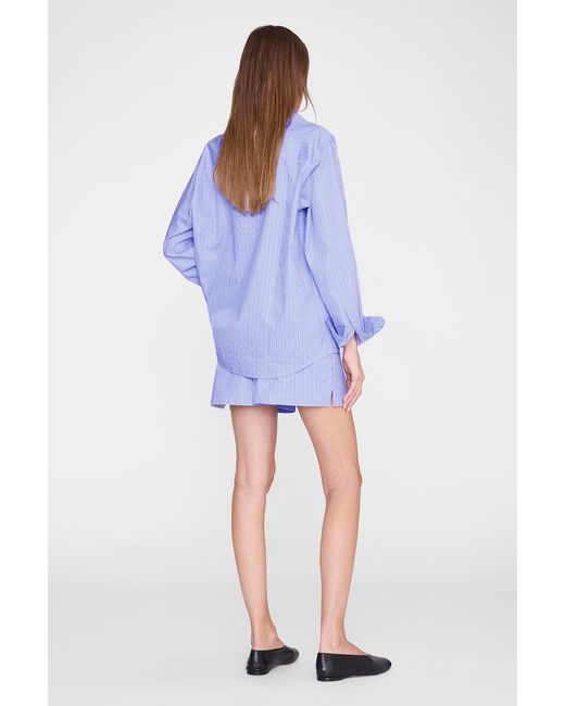 Anine Bing Blue Ramy Short