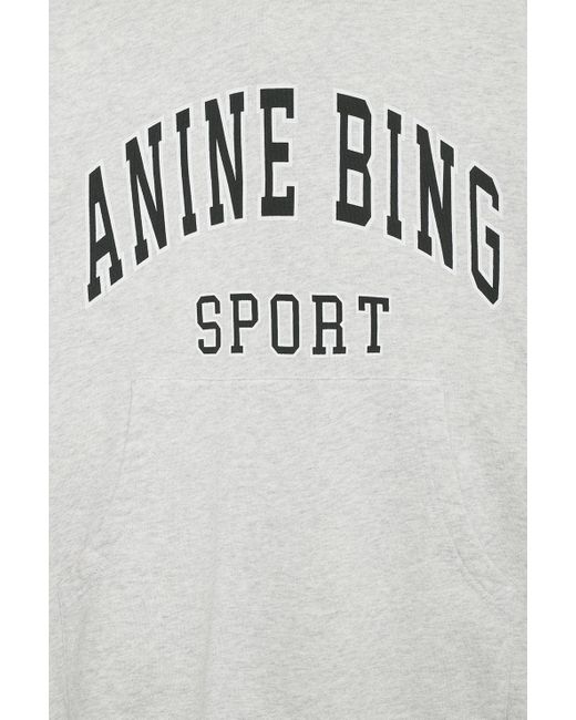 Anine Bing White Alto Hoodie
