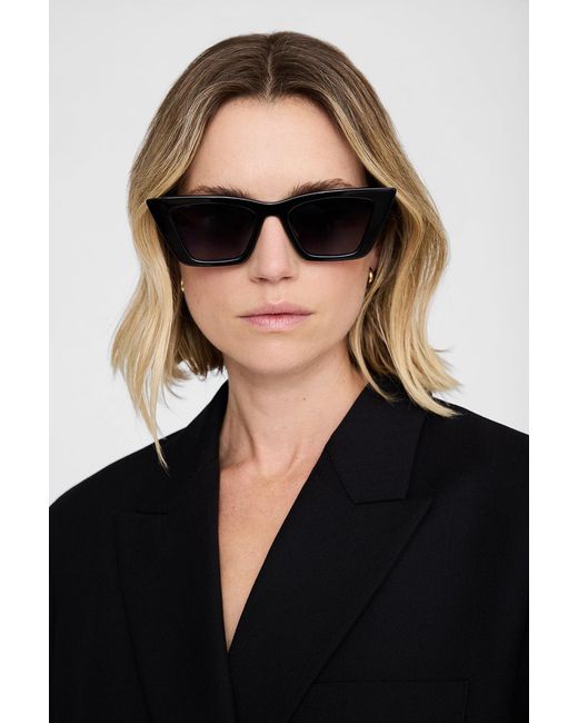 Anine Bing Blue Lille Sunglasses