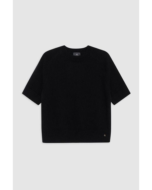 Anine Bing Black Jackson Sweater