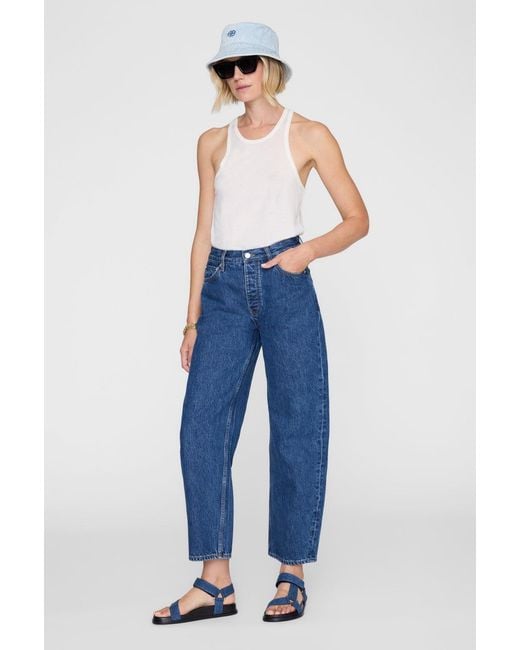 Anine Bing Blue Nicks Bucket Hat