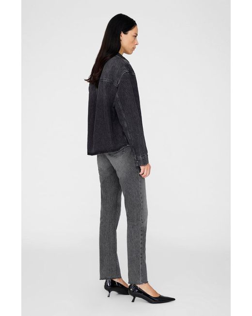 Anine Bing Blue Paxton Shirt