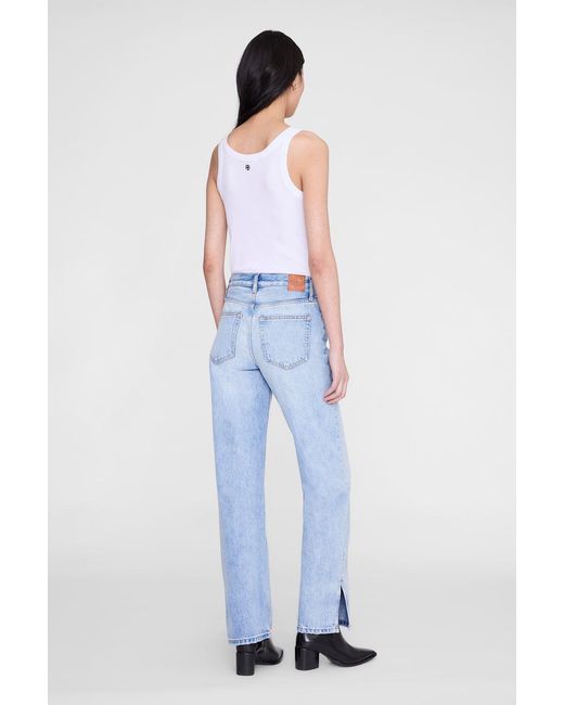 Anine Bing Blue Sixtine Tank Top