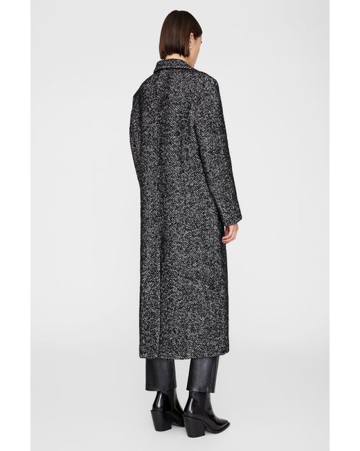 Anine Bing Black Quinn Coat