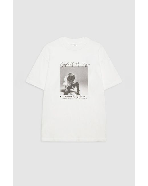 Anine Bing Blue Ashton Tee Spirit