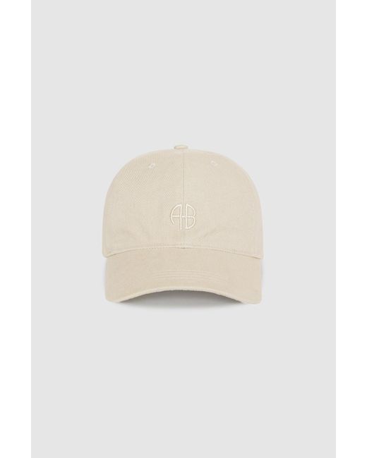 Anine Bing Natural Jeremy Baseball Cap Ab