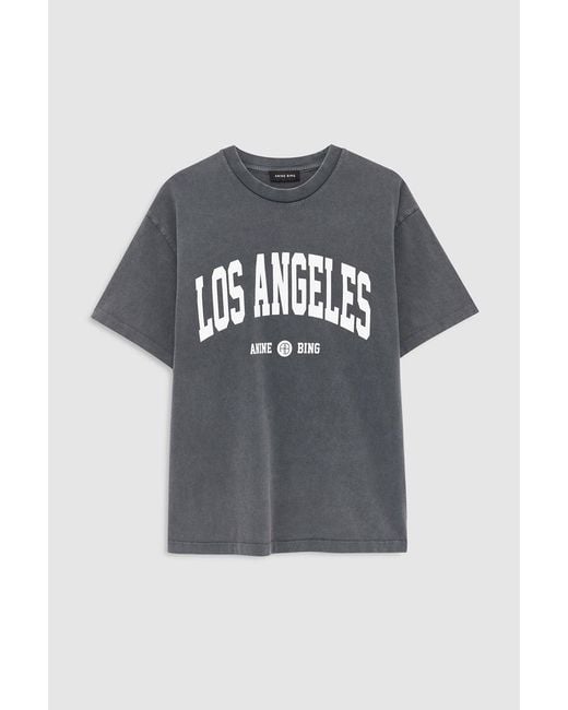 Anine Bing Blue Cade Tee Los Angeles University