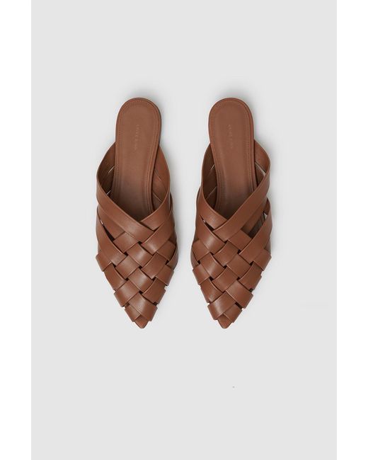 Anine Bing Brown Eve Flats