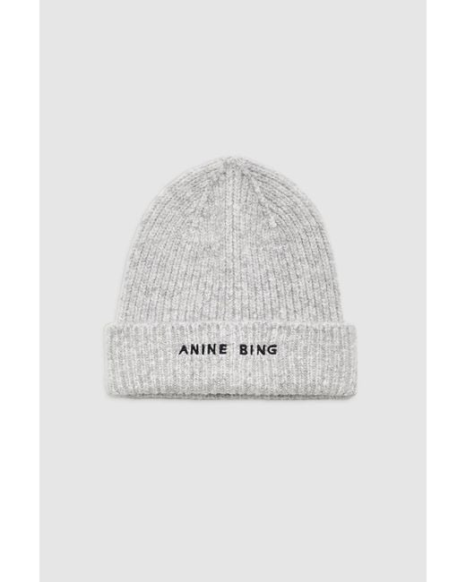 Anine Bing White Elia Beanie