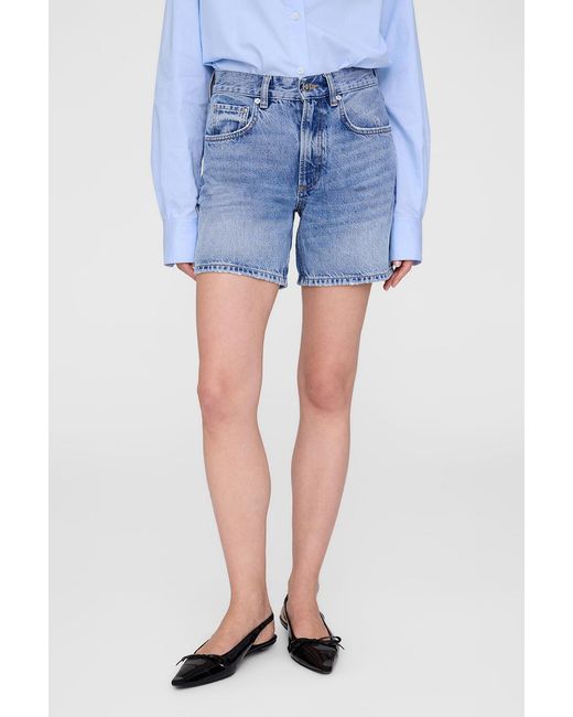 Anine Bing Blue Heath Short