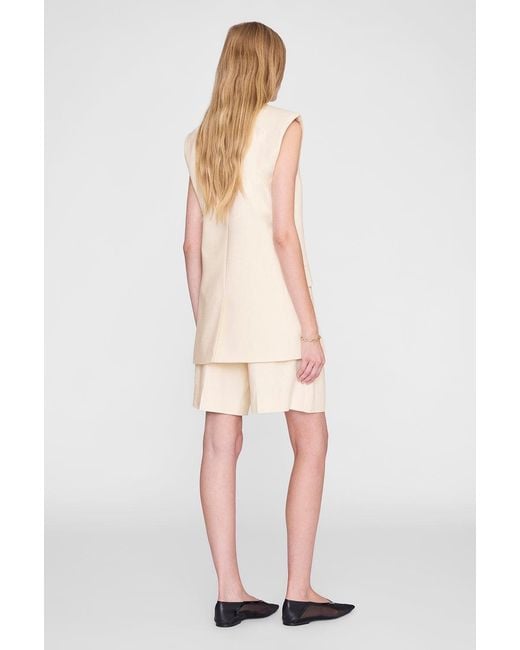 Anine Bing Natural Bryson Short