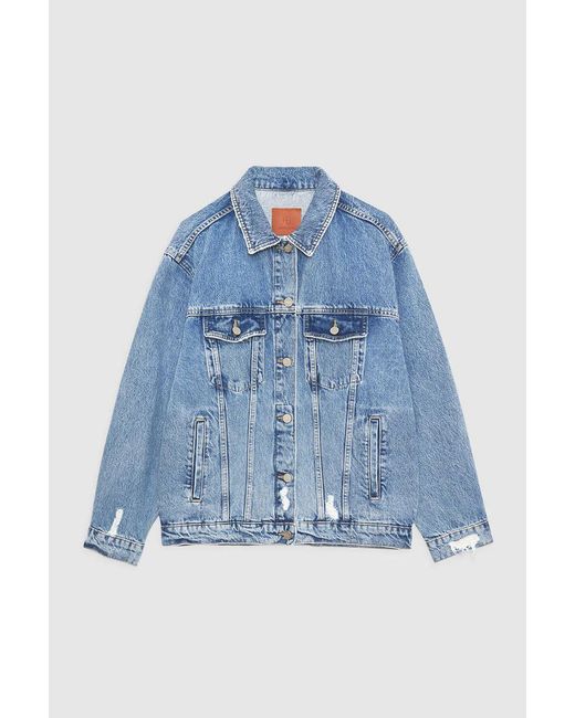 Anine Bing Blue Rory Jacket