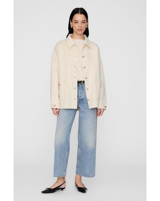Anine Bing Blue Luca Jacket