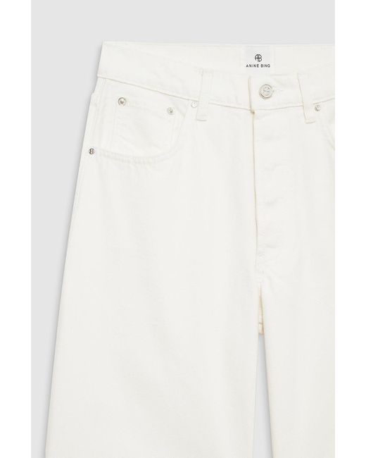 Anine Bing White Manon Jean 31"
