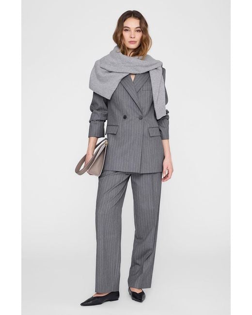 Anine Bing Blue Tiphaine Blazer