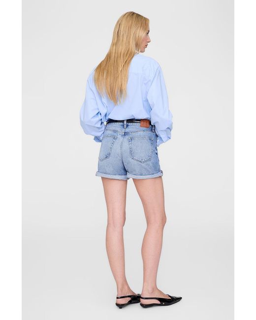 Anine Bing Blue Heath Short
