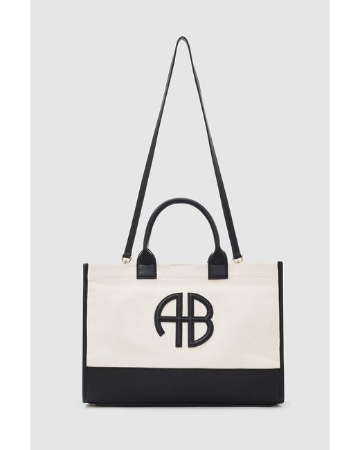 Anine Bing Black Medium Lara Tote