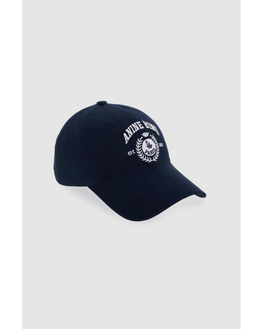 Anine Bing Blue Jeremy Baseball Cap Collegiate