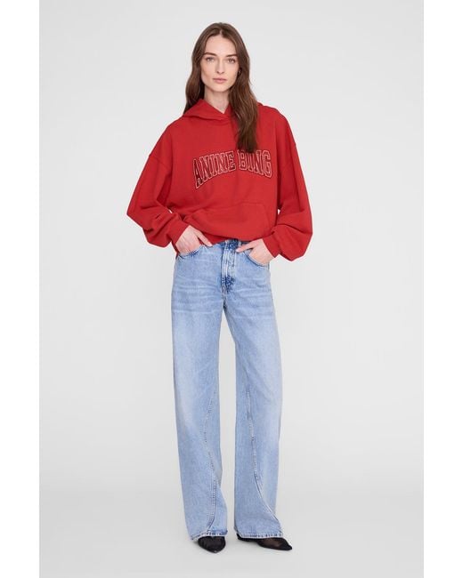 Anine Bing Red Harvey Sweatshirt