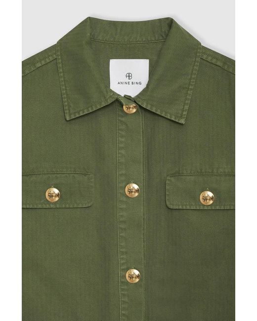 Anine Bing Green Corey Jacket