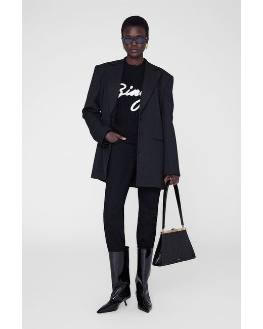 Anine Bing Black Kendrick Sweater