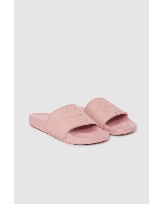 Anine Bing Pink Isla Slides