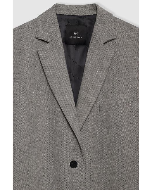 Anine Bing Blue Quinn Blazer