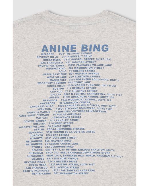 Anine Bing Multicolor Cade Tee Wave