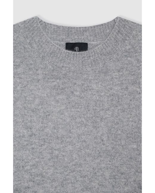 Anine Bing Gray Lee Crew Sweater