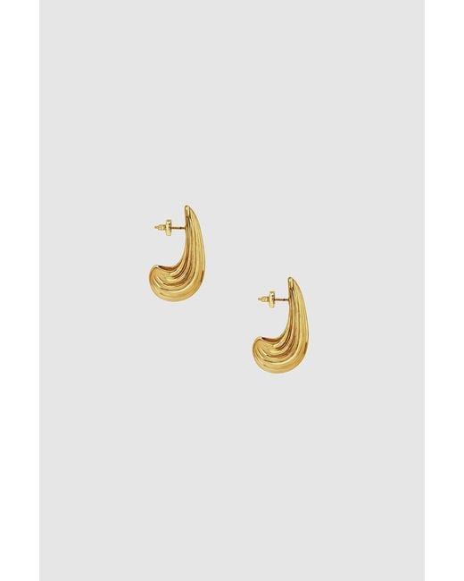 Anine Bing Multicolor Ribbed Drop Earrings