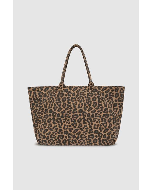 Anine Bing Multicolor Leo Canvas Tote