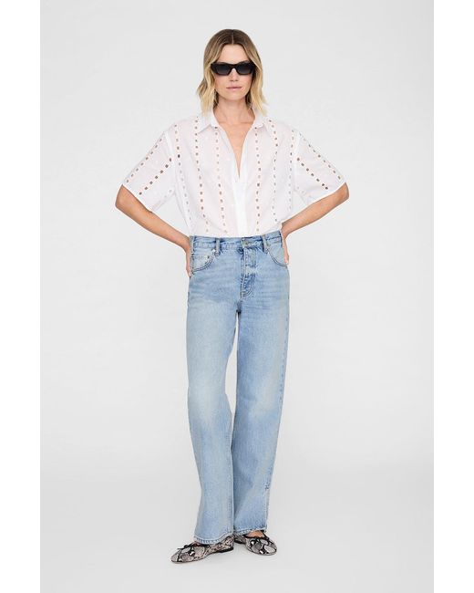 Anine Bing Blue Lincoln Shirt