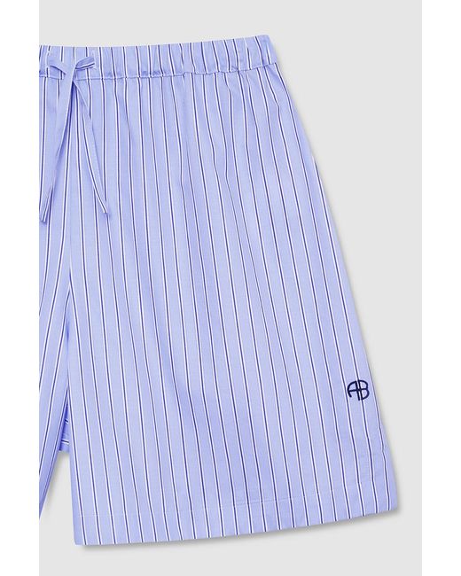 Anine Bing Blue Ramy Short
