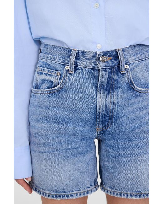 Anine Bing Blue Heath Short