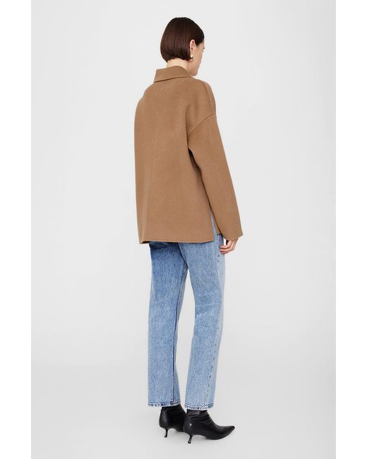 Anine Bing Blue Luca Jacket