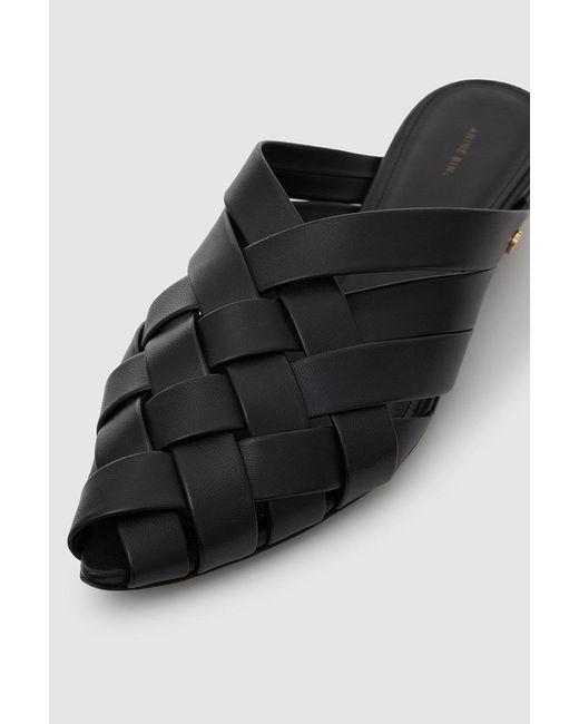 Anine Bing Black Eve Flats