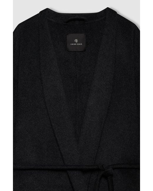 Anine Bing Black Hunter Coat
