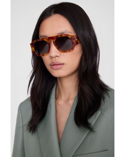 Anine Bing Multicolor Preston Sunglasses
